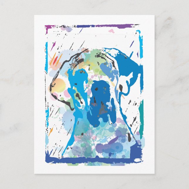 The colours Dane Postcard (Front)