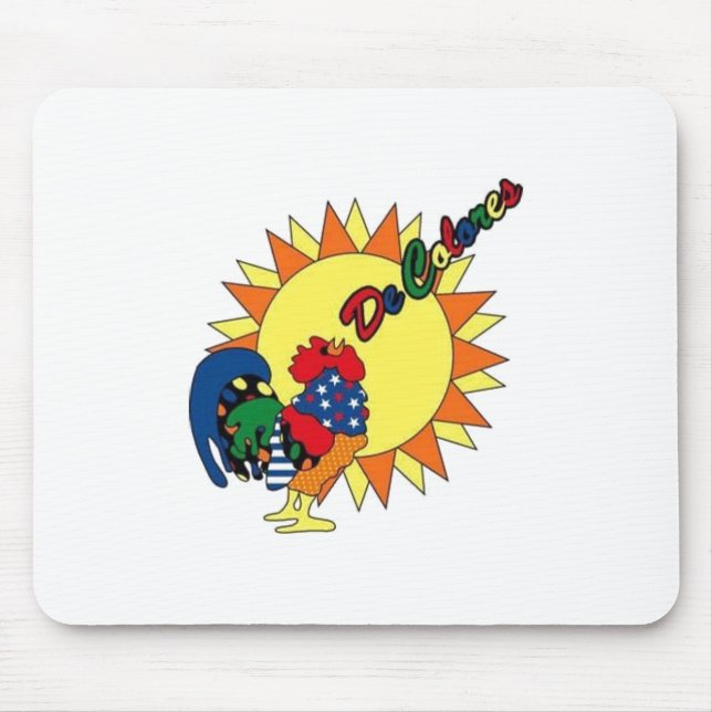 The Colours De Colores Mouse Mat (Front)