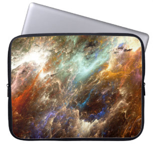 The colours in the series, Fancy paint. Background Laptop Sleeve