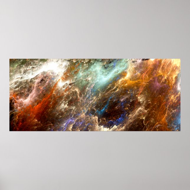 The colours in the series, Fancy paint. Background Poster (Front)