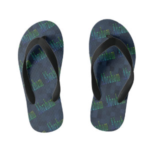 "The Colours of Abraham: A Journey in Green, Blue, Kid's Flip Flops