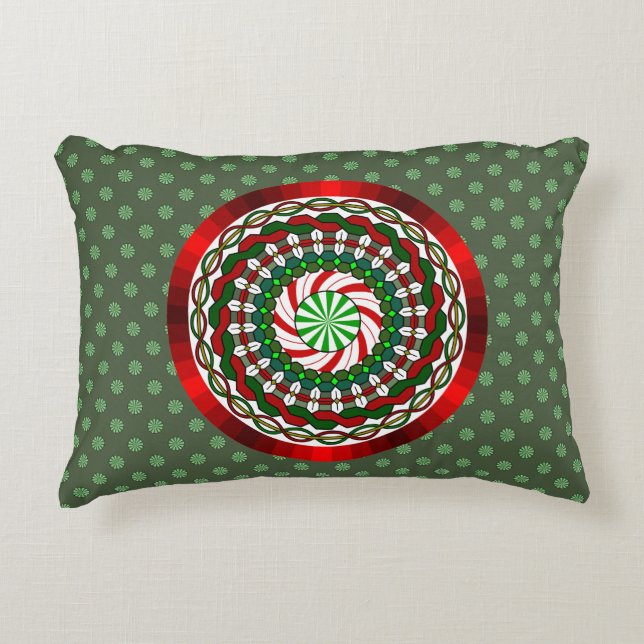 The Colours of Christmas Accent Pillow (Front)