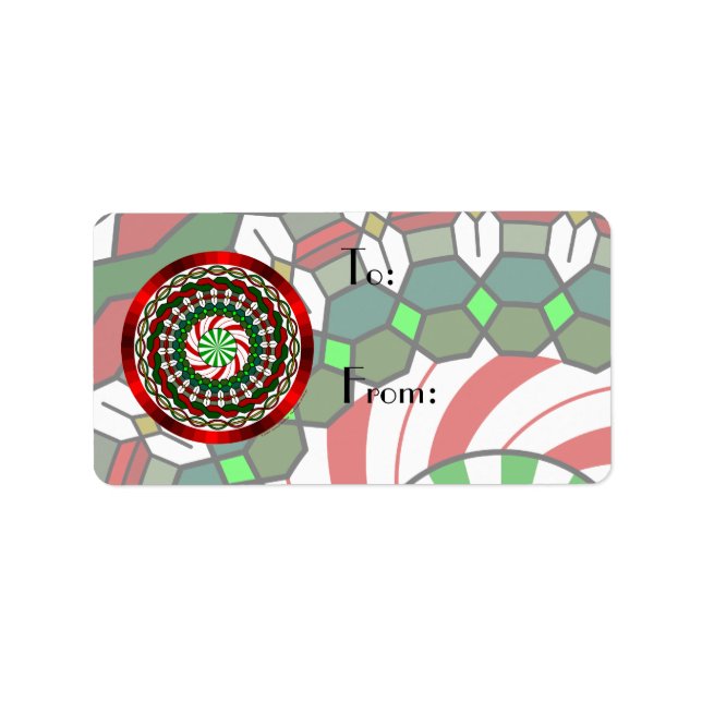 The Colours of Christmas Gift Tag (Front)