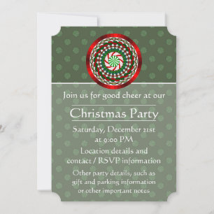 The Colours of Christmas Party Invitation