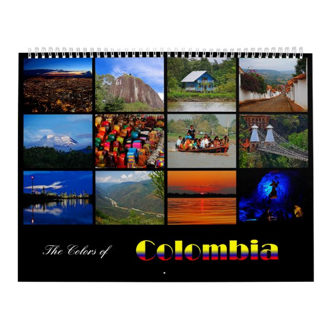 The Colours of Colombia Calendar 2013 (Cover)