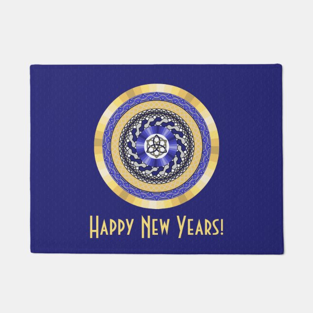 The Colours of New Years Doormat (Front)