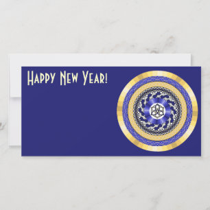 The Colours of New Years Photo Card