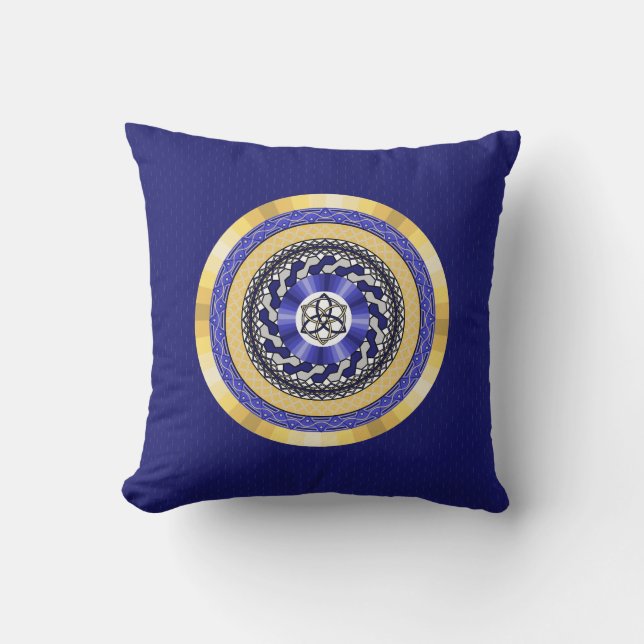The Colours of New Years Pillow (Front)