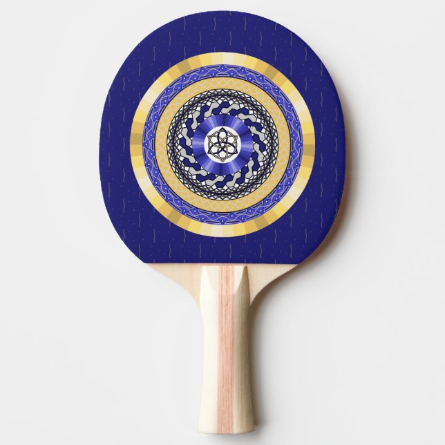 The Colours of New Years Ping Pong Paddle (Front)