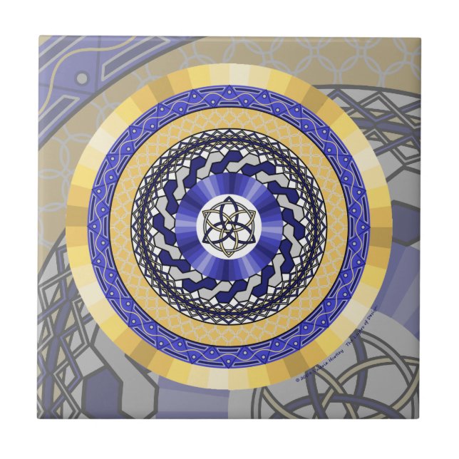 The Colours of New Years Tile (Front)