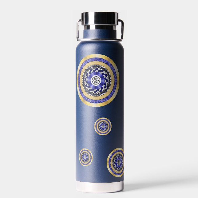 The Colours of New Years Water Bottle (Back)