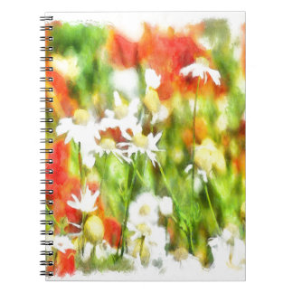 The Colours Of Spring On A Sunny Day Watercolor Notebook