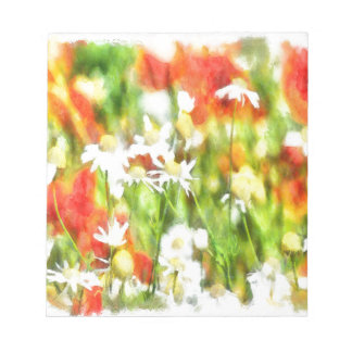 The Colours Of Spring On A Sunny Day Watercolor Notepad