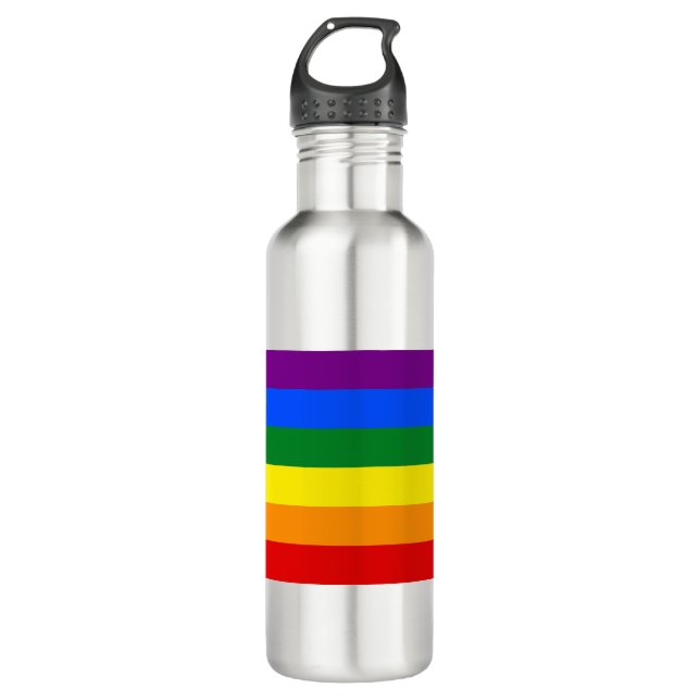 The colours of the rainbow 710 ml water bottle (Front)