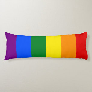 The colours of the rainbow body cushion