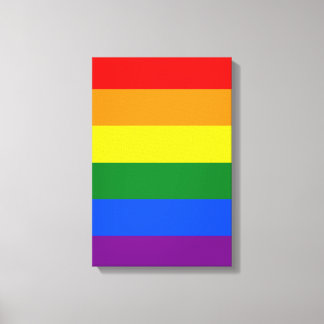 The colours of the rainbow canvas print