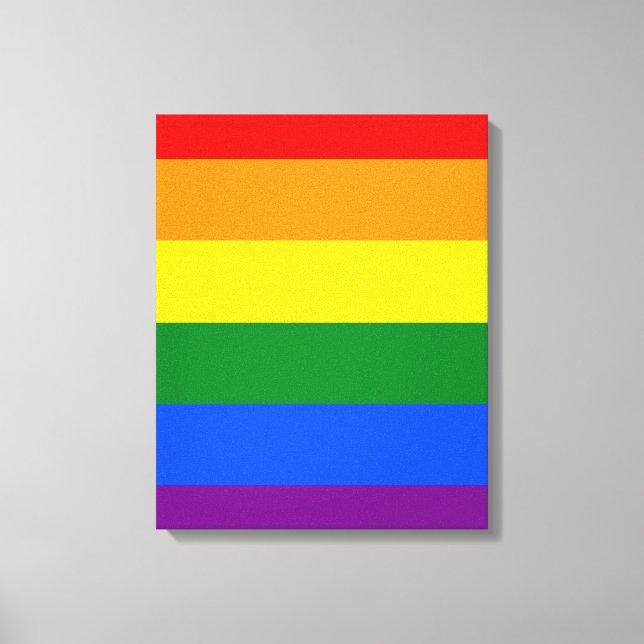 The colours of the rainbow canvas print (Front)