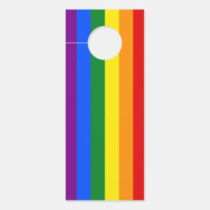 The colours of the rainbow door hanger