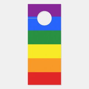 The colours of the rainbow door hanger
