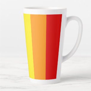 The colours of the rainbow latte mug