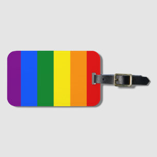 The colours of the rainbow luggage tag