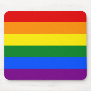 The colours of the rainbow mouse mat