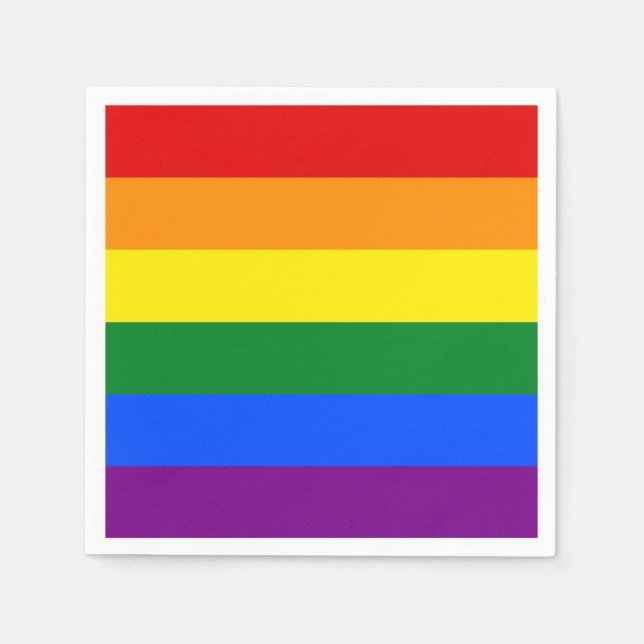 The colours of the rainbow napkin (Front)