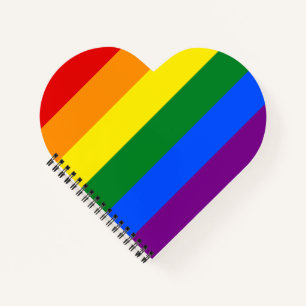 The colours of the rainbow notebook