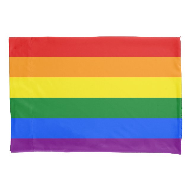 The colours of the rainbow pillowcase (Front)