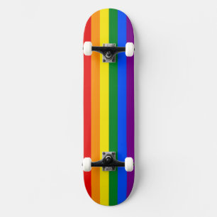 The colours of the rainbow skateboard