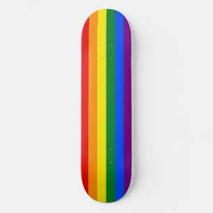 The colours of the rainbow skateboard