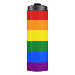 The colours of the rainbow thermal tumbler