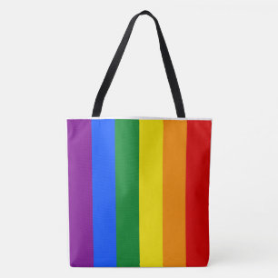 The colours of the rainbow tote bag