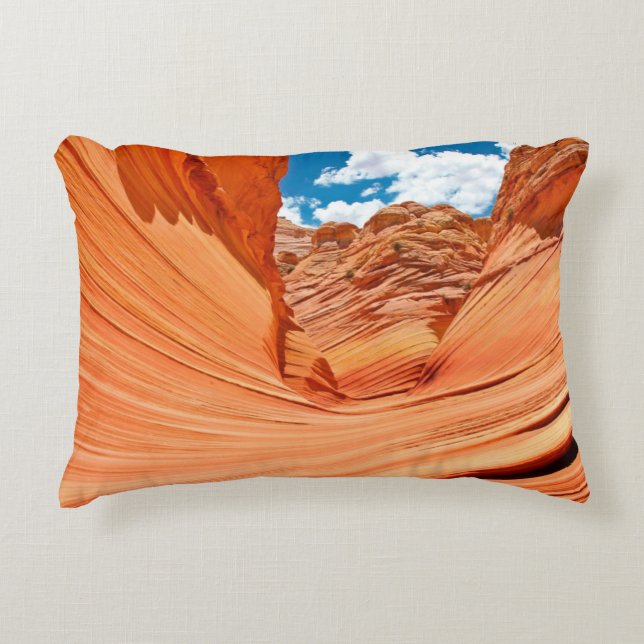 The Colours of the Wave Decorative Cushion (Front)