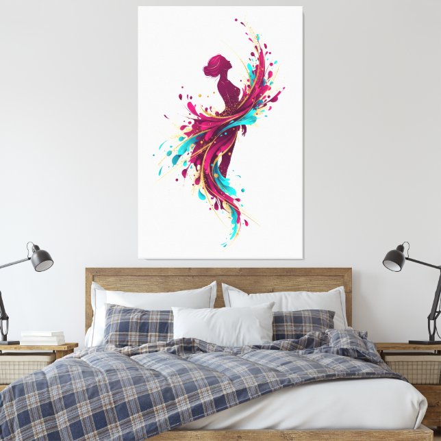 The Colours Within Canvas Print (Insitu(Bedroom))