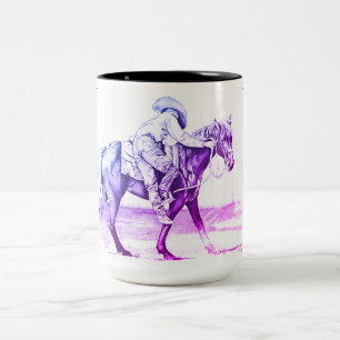 The Colt Starter (purple) Two-Tone Coffee Mug