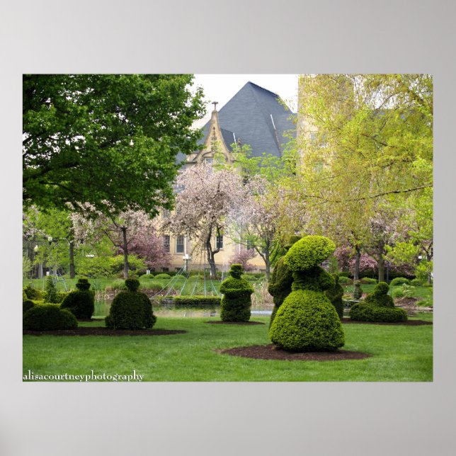 The Columbus Topiary Garden Poster (Front)
