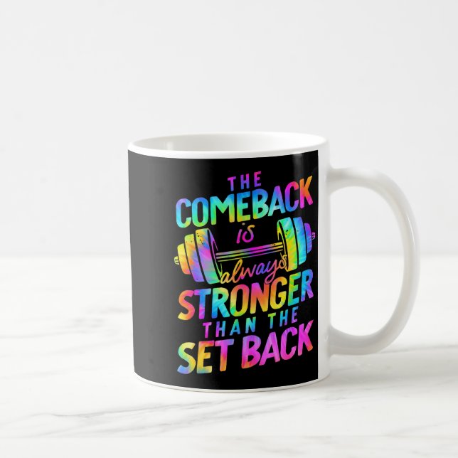 The Comeback Is Always Stronger Than The Set Back  Coffee Mug (Right)