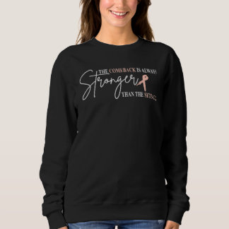 The Comeback Is Always Stronger Than The Setback P Sweatshirt