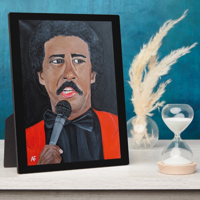 The Comedian Painting by Alfred Fox Plaque (Side)