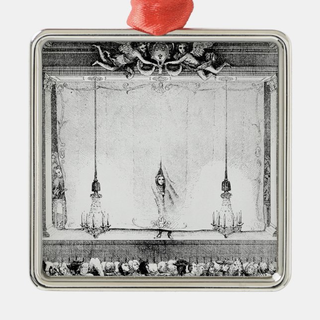 The Comedie Francaise during the Time Metal Tree Decoration (Front)