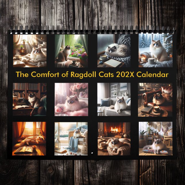 The Comfort of Ragdoll Cats 202X  Calendar (Creator Uploaded)