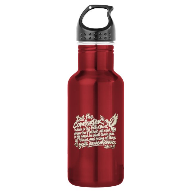 The comforter 532 ml water bottle (Front)