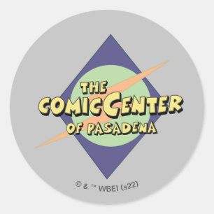 The Comic Centre of Pasadena Classic Round Sticker
