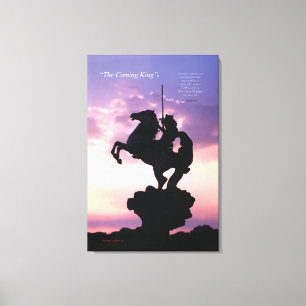 "The Coming King"® Silouette Canvas Print