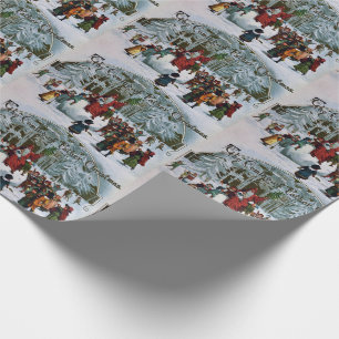 The Coming of Father Christmas Wrapping Paper