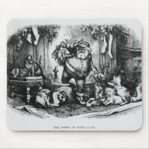 The Coming of Santa Claus, 1872 Mouse Mat