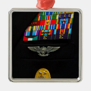 The command master chief badge metal tree decoration