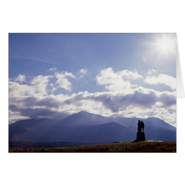 The Commando Monument Scotland (Front Horizontal)