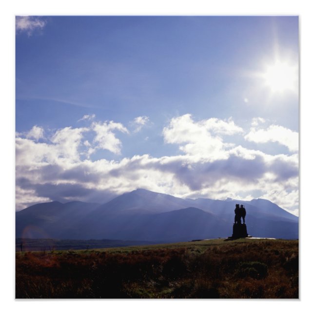 The Commando Monument Scotland Photo Print (Front)